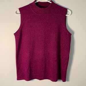 ALIA SPARKLY SLEEVELESS WOMEN TOP SIZE M